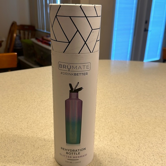 Bru mate rehydration bottle 25oz glitter mermaid - Picture 4 of 7